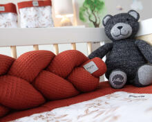 La bebe™ Wafel Art.119728 Premium Motylek Плетёный бортик-охранка (косичка)