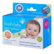 Brush Baby Teething Wipes Art.BRB242 Салфетки для зубов,28 шт