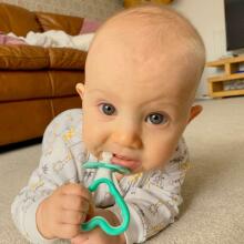 Brush Baby Teether Set Art.BRB097 Pirmā zobu birste  un smaganu birstīte
