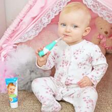 Brush Baby Toothpaste Applemint Art.BRB127  Детская зубная паста  от 0-3 лет  ,50мл