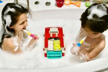 Brush Baby Go-Kidz Art.BRB120 Green  bērnu elēktriska zobu birste ar uzlīmēm