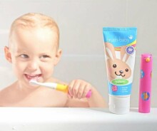 Brush Baby Go-Kidz Art.BRB121 bērnu elēktriska zobu birste ar uzlīmēm