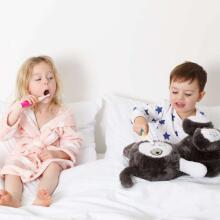 Brush Baby Go-Kidz Art.BRB121 bērnu elēktriska zobu birste ar uzlīmēm