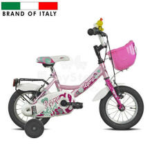 Esperia Kids Bike Junior Game Girl 14 Art.Art.9700 Bērnu divritenis (velosipēds) ar piepūšamiem riteņiem un tērauda rāmi