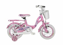 Coppi Taylor Art.CM2D12000  Collas 12 Pink  Bērnu divritenis (velosipēds) ar palīgriteņiem