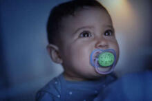 Philips Avent Ultra Air Night  Art.SCF376/12  Silikona knupīši  0-6 mēn BPA Free (2 gab.)