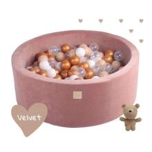 MeowBaby® Color Round Velvet Art.119999 Pink