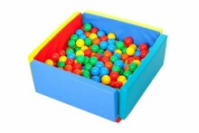 MeowBaby® Outdoor  Ball Pit Art.120016 Blue Spēļu centrs sausais baseins / paklājs ar bumbiņām(200gab.)