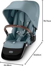 Cybex Gazelle S Art.274432 Sky Blue Seat Unit