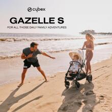 Cybex Gazelle S Art.274433 Seashell Beige Pastaigu daļa Taupe rāmim