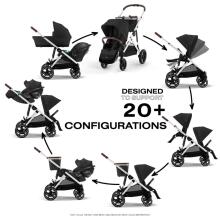 Cybex Gazelle S Art.274433 Seashell Beige Pastaigu daļa Taupe rāmim