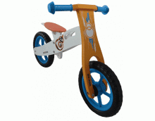 Aga Design Eva  Art.7439 Детский велосипед/бегунок с EVA колёсами
