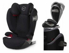 Cybex  Solution S-Fix Art.520002424  Deep Black Bērnu autokrēsls (15-36kg)
