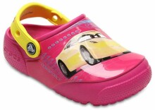 „Crocs ™ Funlab Light Clog Cars 3 Art.204138-6X0 Candy Pink“ vaikiškos šlepetės