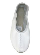 Mal Kids Art.120416 White Vingrošanu, sporta dejošanas čības ar ādas zolīti
