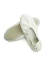 Mal Kids Art.120416 White Vingrošanu, sporta dejošanas čības ar ādas zolīti