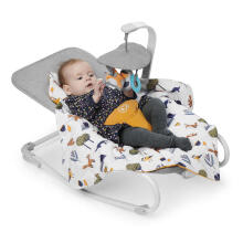 KinderKraft'20 Felio Art.KKBFELOYEL0000 Forest Yellow  Детский шезлонг Стильный детский шезлонг с музыкой и вибрацией