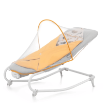 KinderKraft'20 Felio Art.KKBFELOYEL0000 Forest Yellow Stilīgs mazuļu šūpuļkrēsls ar mūziku un vibrāciju