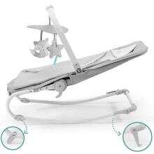 KinderKraft'20 Felio Art.KKBFELOGRY000N Stone Grey  Детский шезлонг Стильный детский шезлонг с музыкой и вибрацией