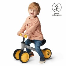 KinderKraft'20 Cutie Art.KKRCUTIHNY0000 Honey   Детский велосипед/бегунок с металлической рамой