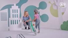 KinderKraft Rapid Art.KKRRAPIGRE0000 Midnight Green Bērnu skrējritenis ar metālisko rāmi