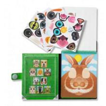 Melissa&Doug Face Sticker Pad Art.40512 daudzreiz līmējamo uzlīmju komplekts sejam