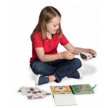Melissa&Doug Face Sticker Pad Art.40512 daudzreiz līmējamo uzlīmju komplekts sejam