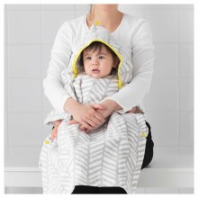 NordBaby Bath Towel Rabbit Art.204732 Детское махровое полотенце с капюшоном 100 х 100 см