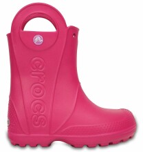 Crocs™ Kids' Handle It Rain Boot Art.12803-6X0 Candy Pink Lietus zābaki