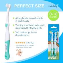 Brush Baby FirstBrush Art.BRB096  Bērnu zobu birste,1 gab
