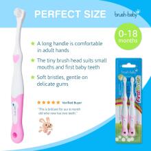Brush Baby FirstBrush Art.BRB096  Bērnu zobu birste,1 gab