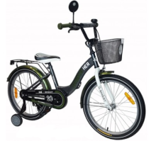 „Schumacher Kid Smart Art.120644 Green“ vaikiškas dviratis (pripučiamas) su pripučiamomis 20 colių padangomis