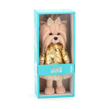 Orange Toys Lucky Doggy Yoyo: Golden Jacket Art.LD3/067 Mīkstā rotaļlieta sunītis Zelta jaciņa (37cm)
