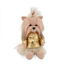 Orange Toys Lucky Doggy Yoyo: Golden Jacket Art.LD3/067 Mīkstā rotaļlieta sunītis Zelta jaciņa (37cm)