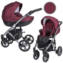 Kunert Mila Premium Class Art.MI-01 Bordo Universālie rati 2in1