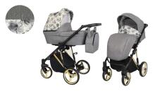 Kunert Molto Premium Art.MO-07 Grey  Universālie rati 2in1
