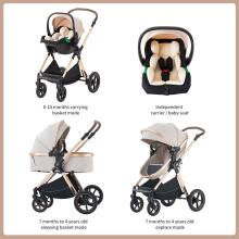Kidsworld Bebby 3 in 1 Art.D-2 Pink  Universālie rati 3in1