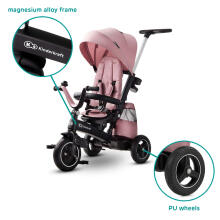 KinderKraft'20 EasyTwist Art.KKRETWIPNK0000 Mauvelous Pink Bērnu trīsritenis