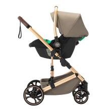 Kidsworld Bebby 3 in 1 Art.H-9 Brown  Universālie rati 3in1