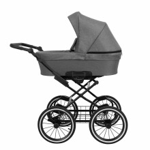 Kunert Romantic Classic  Art.ROM-06 Pilki kūdikių vežimėliai 2 viename