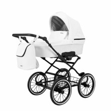 Kunert Romantic Classic  Art.ROM-16 Tamsiai pilki kūdikių vežimėliai 2 viename