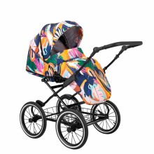 Kunert Romantic Classic  Art.ROM-01  Šviesiai pilki kūdikių vežimėliai 2 viename