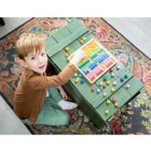New Classic Toys Times Table Tray  Art.10511 Reizināšanas tabula