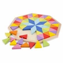 New Classic Toys Octagon Puzzle  Art.10515  Деревянный пазл
