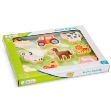 New Classic Toys Ferma Puzzle Art.10521  Деревянный пазл Ферма