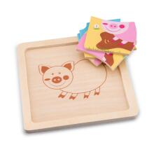 New Classic Toys Mini Puzzle Pig Art.10528