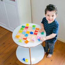 New Classic Toys Alphabet Art.10534 Bērnu koka puzle ar alfabētu