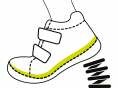 DDStep (DDStep) Prekės Nr. AC63-989M Sidabriniai Itin patogūs mergaičių batai (26-31)