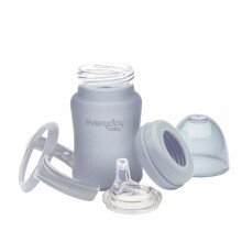 Everyday Baby  Glass Sippy Cup   Art.10311 Quiet Grey