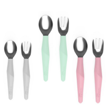 Everyday Baby Steel  Cutlery Art.10505 Purple Rose